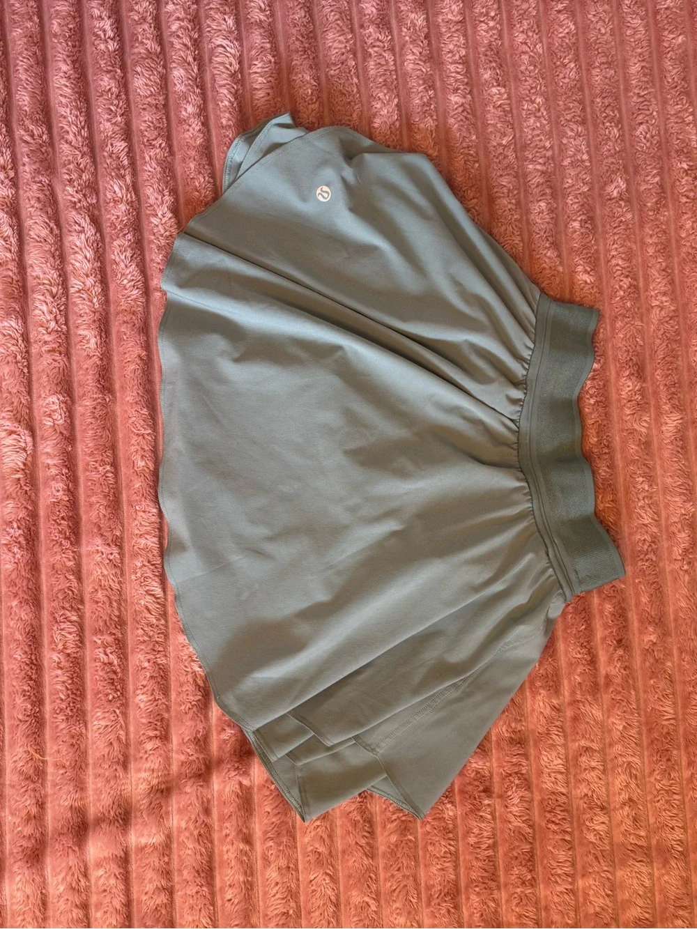 Lululemon Court Rival High-Rise Skirt silver ice